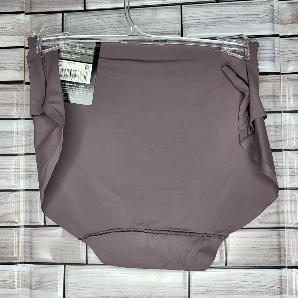 NWT BALI Easylite Smooth Comfort Hipster Panty Gray/Purple Med/6 - Picture 6 of 8